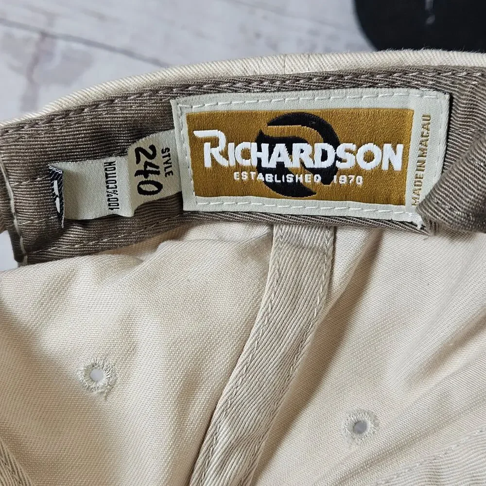 Richardson Anglers Lodge Kenai River Alaska Fishing Baseball Cap Men's